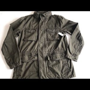 GAP Men’s Military Jacket size M camo green NWT